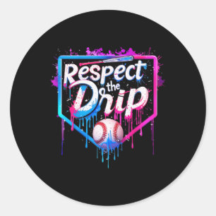 Pegatina Redonda Vender Drip Para Niños Jóvenes Jóvenes Que Venden