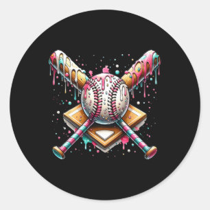 Pegatina Redonda Vender Platos Domésticos Helados Viernes De Gasa D