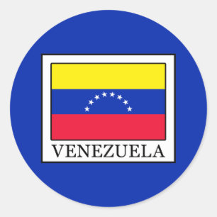 Pegatina Redonda Venezuela