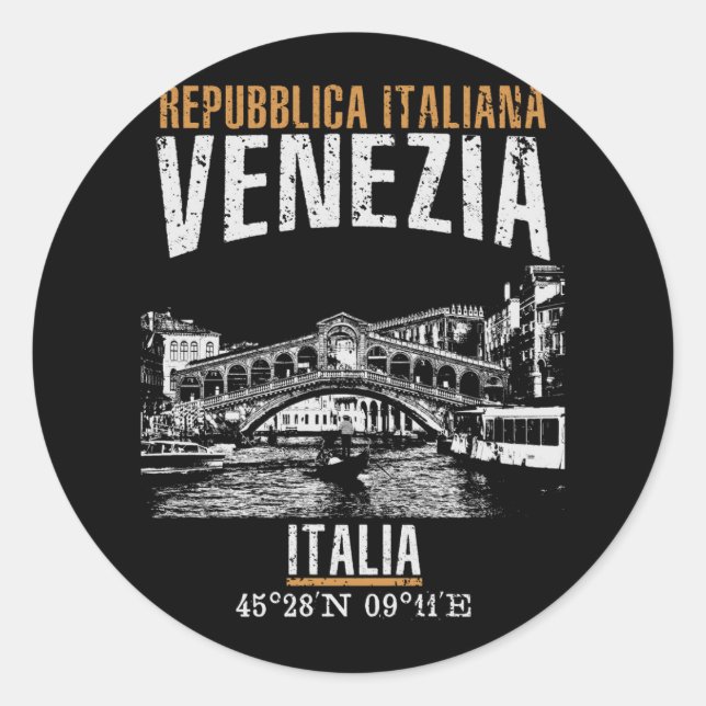 Pegatina Redonda Venezuela (Anverso)