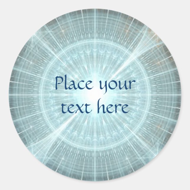 Pegatina Redonda Ventana Catedral de navidades (Anverso)