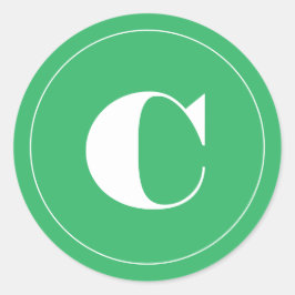 Pegatina Redonda Verdadero e innegable fiesta verde