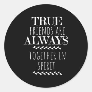 Pegatina Redonda Verdaderos Amigos Anne De Green Gables Friend Cita