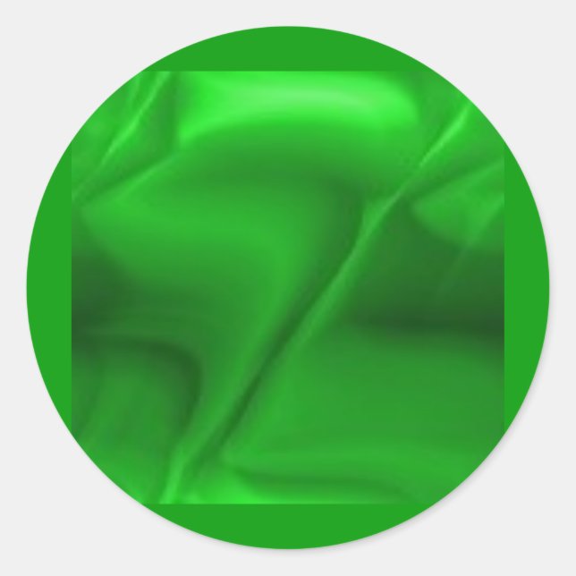 Pegatina Redonda verde097 (Anverso)