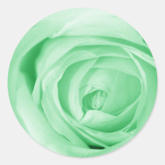 Pegatina Redonda Verde claro (Anverso)
