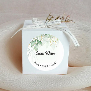 Pegatina Redonda Verdor