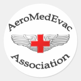 Pegatina Redonda Versión del logotipo AMEA 2009