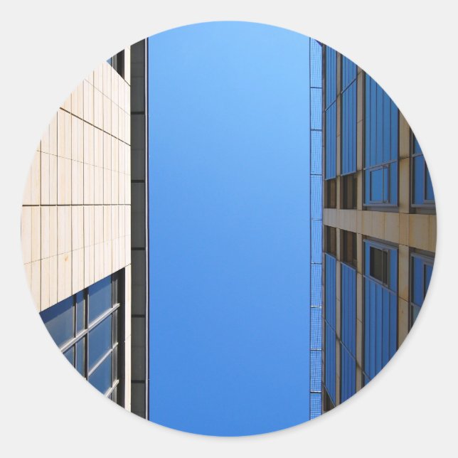 Pegatina Redonda Vertical (Anverso)