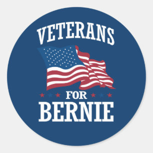 PEGATINA REDONDA VETERANOS PARA LAS CHORREADORAS DE BERNIE