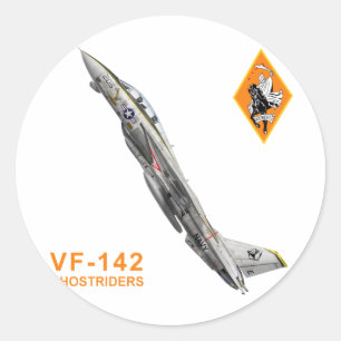 Pegatina Redonda VF-142 Ghostriders