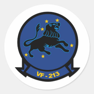 Pegatina Redonda VF-213 Blacklions