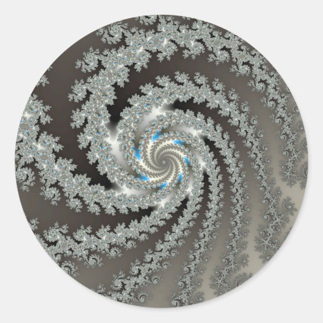 Pegatina Redonda Vía Láctea (Anverso)