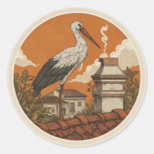 Pegatina Redonda Viaje por Alentejo Portugal