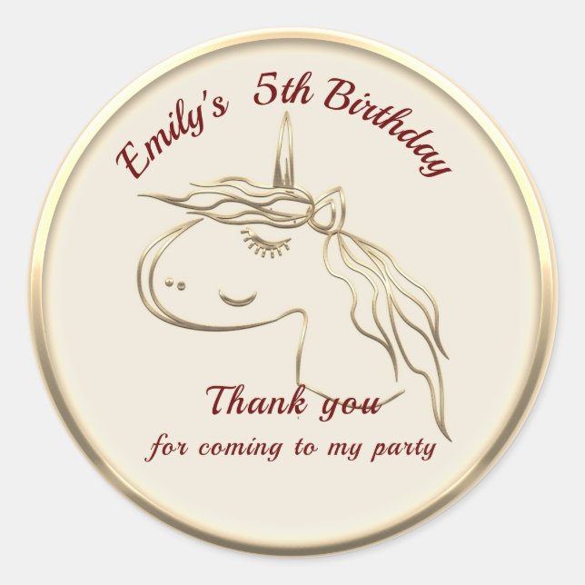 Pegatina Redonda Vibe de temporada de vacaciones de oro (Anverso)