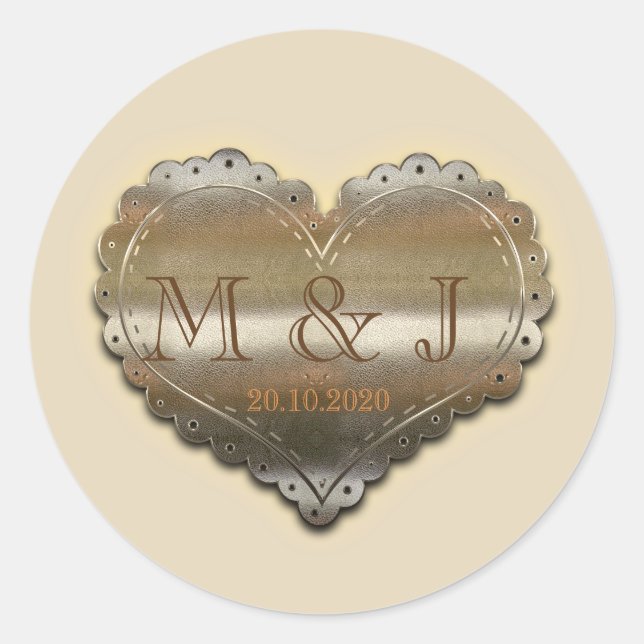 Pegatina Redonda Vibe de temporada de vacaciones personalizada (Anverso)