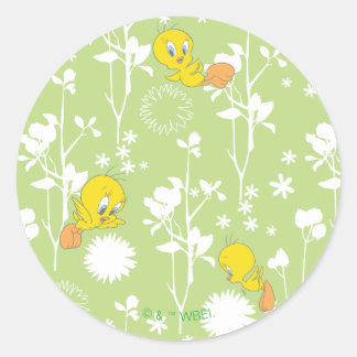 Pegatina Redonda Vibes de primavera de TWEETY™