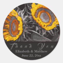 Vibrante Artsy amarillo girasol Resumen de carbón 