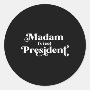 Pegatina Redonda (vice) Presidenta First Woman Vp Kamala Harris 202
