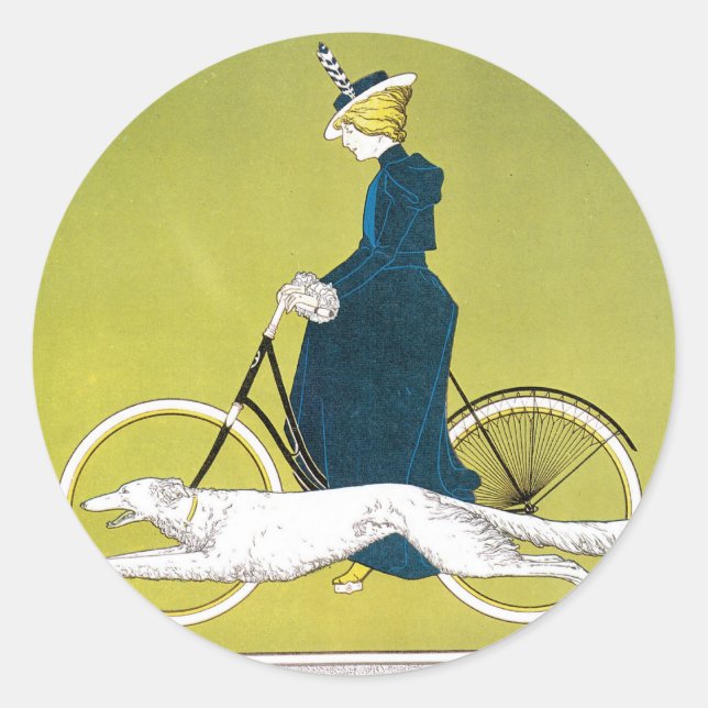 Pegatina Redonda Victoria (Anverso)