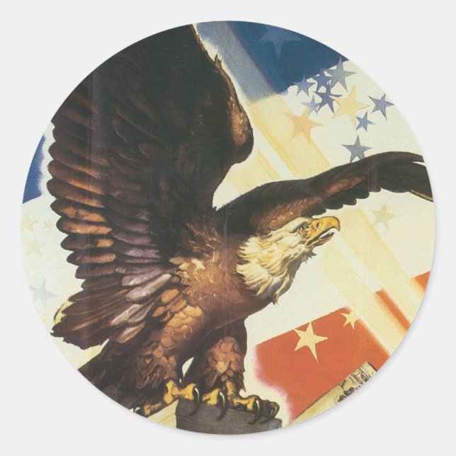 Pegatina Redonda Victoria - ¡Ahora Puedes Invertir En Ella! (Anverso)