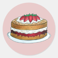 Victoria Sandwich Sponge Cake UK Pastelería Britán