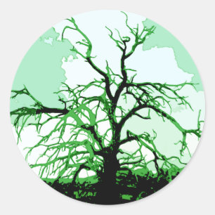 Pegatina Redonda Vida