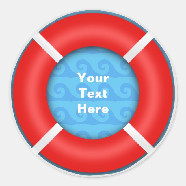 Pegatina Redonda Vida (Anverso)