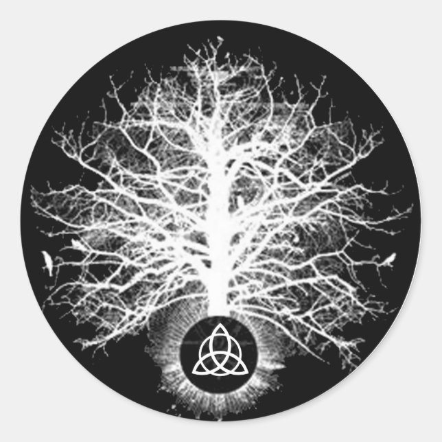 Pegatina Redonda vida (Anverso)