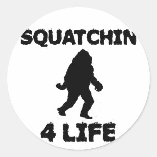 Pegatina Redonda Vida de Squatchin 4