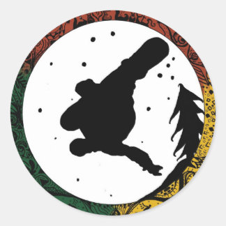 Pegatina Redonda Vida en vivo