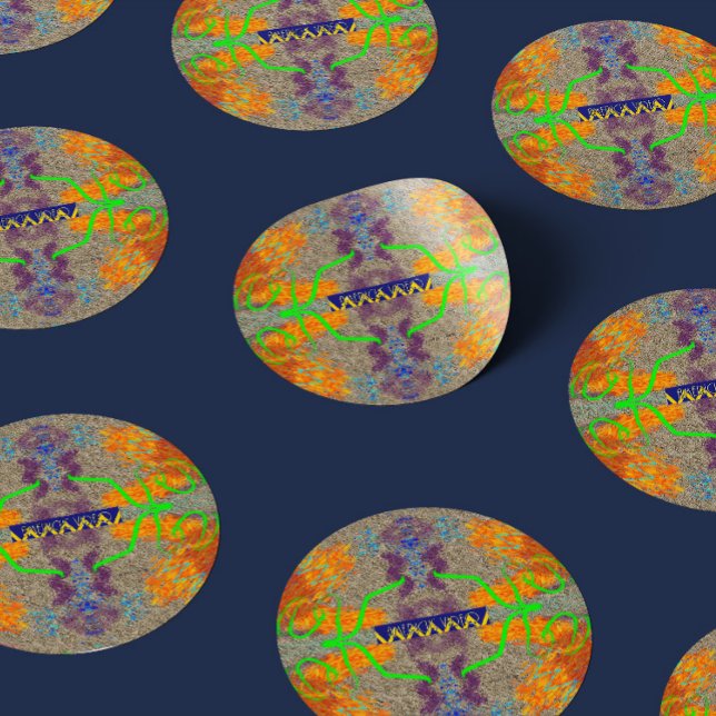 Pegatina Redonda Vídeo estadounidense #12: cubierta de "Funeral Hom (Subido por el creador)