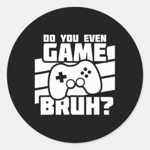 Pegatina Redonda Videojuegos - Video Gamer Meme - Divertido videoju