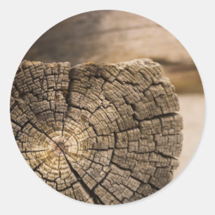 Pegatina Redonda Viejas texturas de cabina