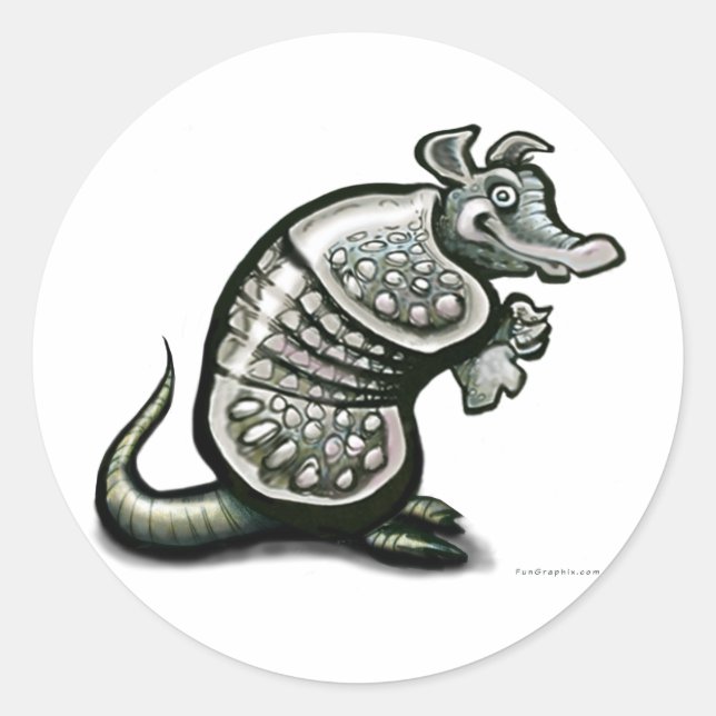 Pegatina Redonda Viejo Dillo (Anverso)