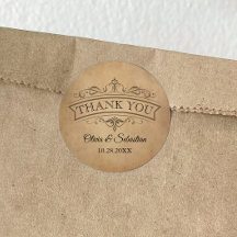 Viejo pergamino rústico vintage Boda victoriano