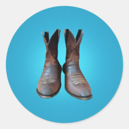 Pegatina Redonda Viejos bots