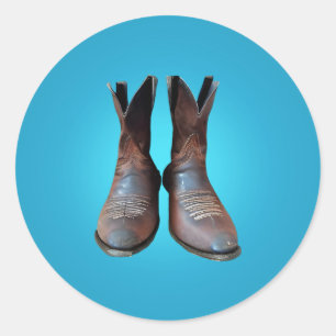 Pegatina Redonda Viejos bots