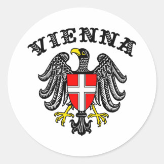 Pegatina Redonda Viena