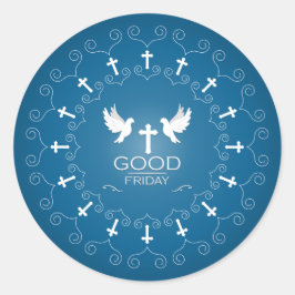 Pegatina Redonda Viernes Santo