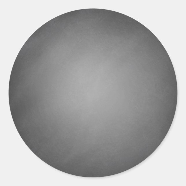 Pegatina Redonda Vignette Chalkboard (Anverso)