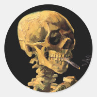 Vincent Van Gogh - Calavera Con Cigarrillo Quemado