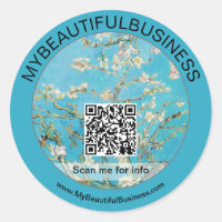 Vincent Van Gogh - Código QR de la flor de almendr