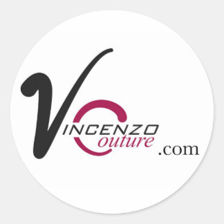 Pegatina Redonda vincenzocouture.com