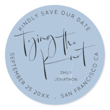 Vinculación Del Guión De Knot Azul Polvo Guardar L