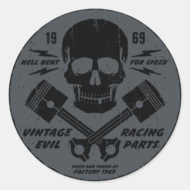 Pegatina Redonda Viñeta Mal 012B (Anverso)