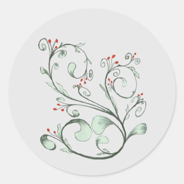 Pegatina Redonda Viniendo Por Una Sonrisa (Anverso)