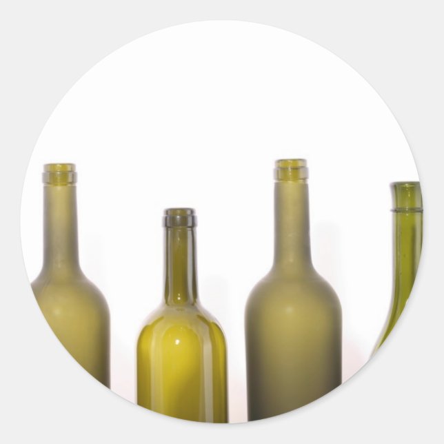 Pegatina Redonda ¡Vino! (Anverso)