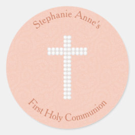 Pegatina Redonda Vinos y franjas de protección común