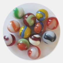 Vintage Akro Agate Corkbolt Glass Marbles