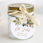 Pegatina Redonda Vintage Baby Carriage Neutral Baby Shower<br><div class="desc">Pegatina De Sobre De Favor De Baby Shower Neutral De Vintage Baby Carriage. Haga clic en el botón personalizar para personalizar este diseño con sus detalles.</div>